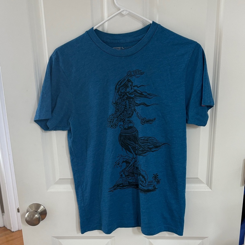 Vans Hawaii Blue Short Sleeve Graphic Tee